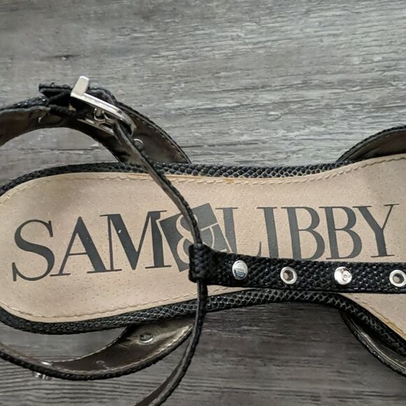 Sam & Libby black heels Sz 9 NWOT - Picture 6 of 7